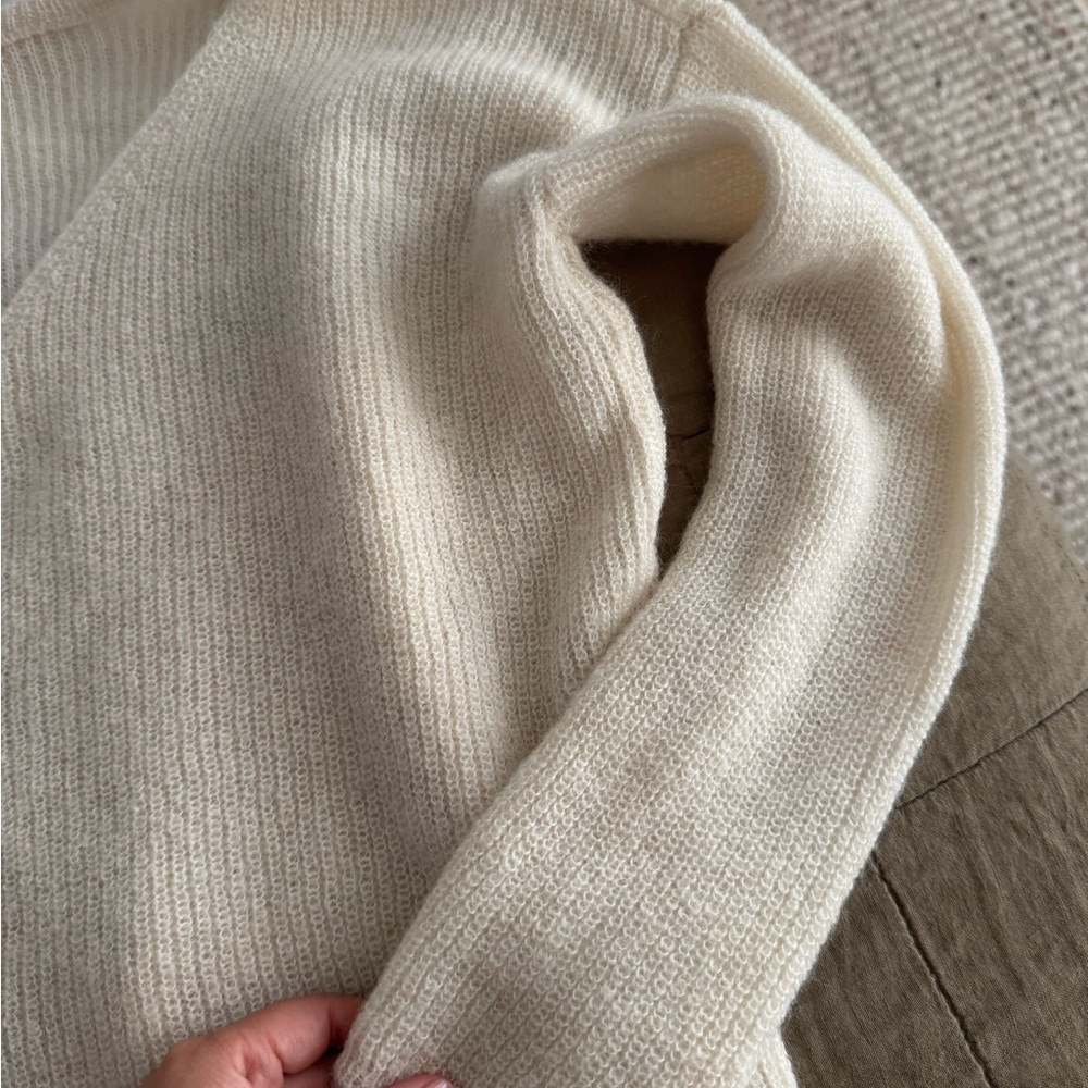 Sezane Ecru Barry Cardigan Sz M NWOT - Picture 9 of 15